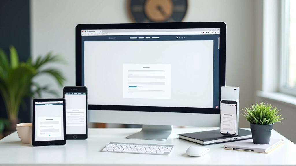 Responsive web design across multiple devices and screen sizes