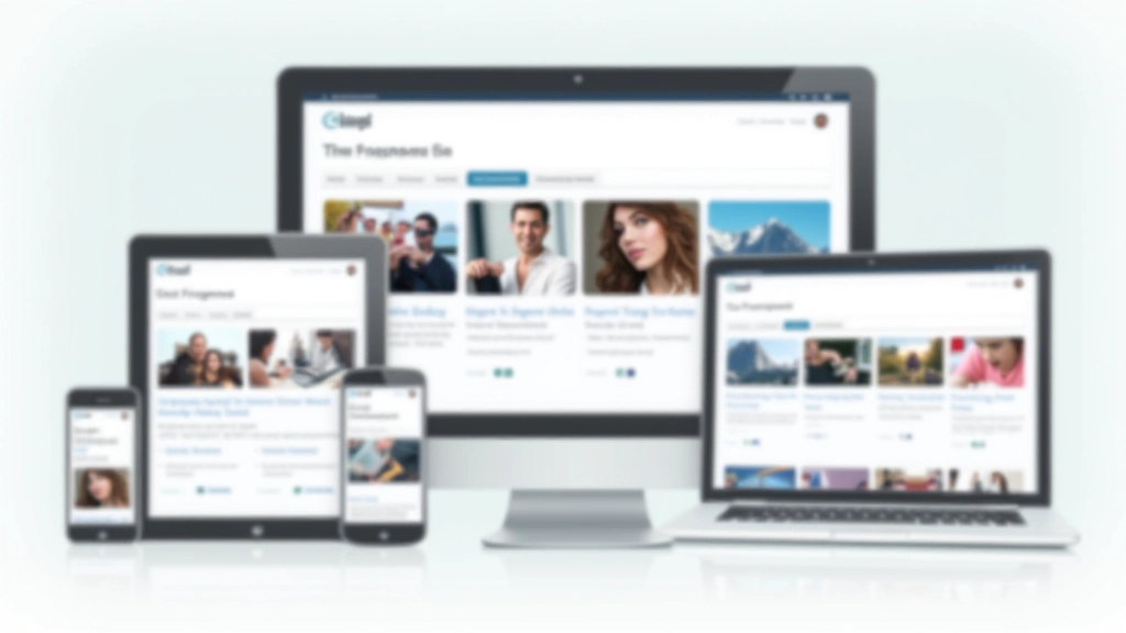 Multiple device screens showing same Bootstrap grid layout at different responsive breakpoints